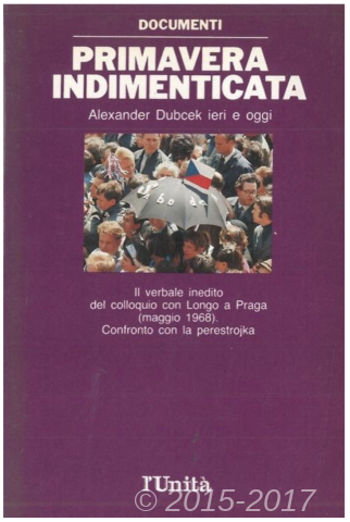 Copertina di Primavera Indimenticata